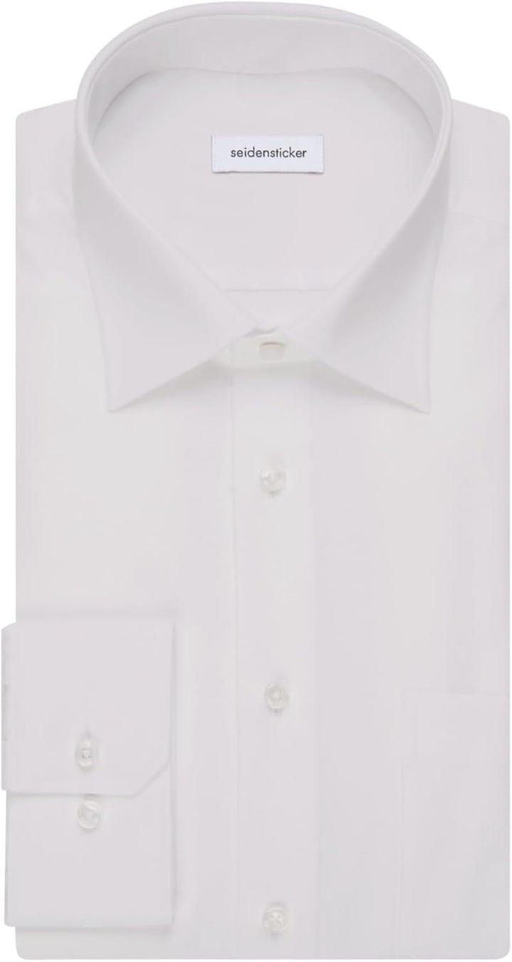 Seidensticker Herren Business-Hemd - Regular Fit - Bügelfrei - Kent-Kragen - extra Langer Arm - 100%