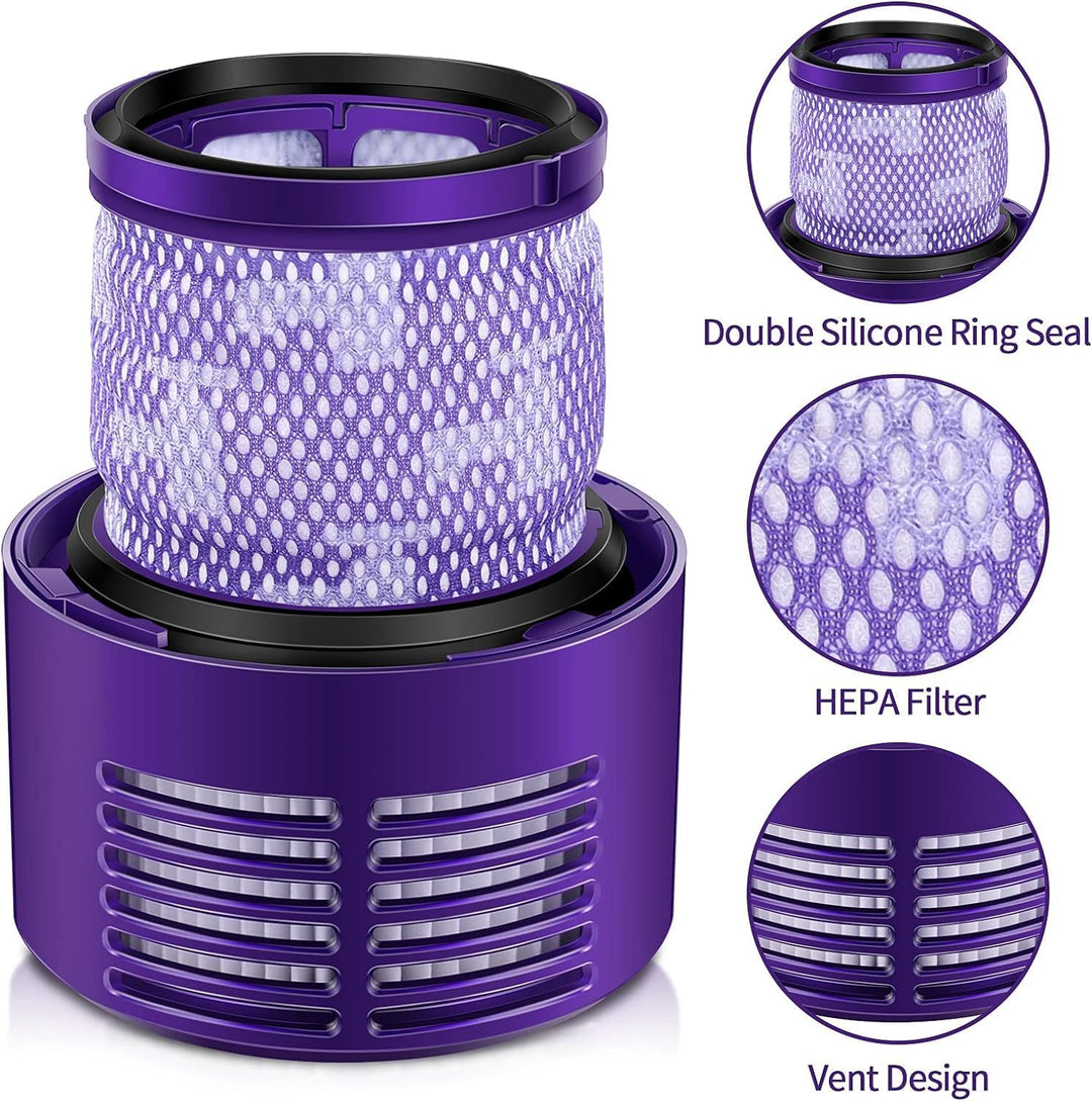 morpilot Filter für Dyson 2 Stück Ersatzfilter für Dyson V10 SV12 Cyclone Animal Absolute Staubsauge