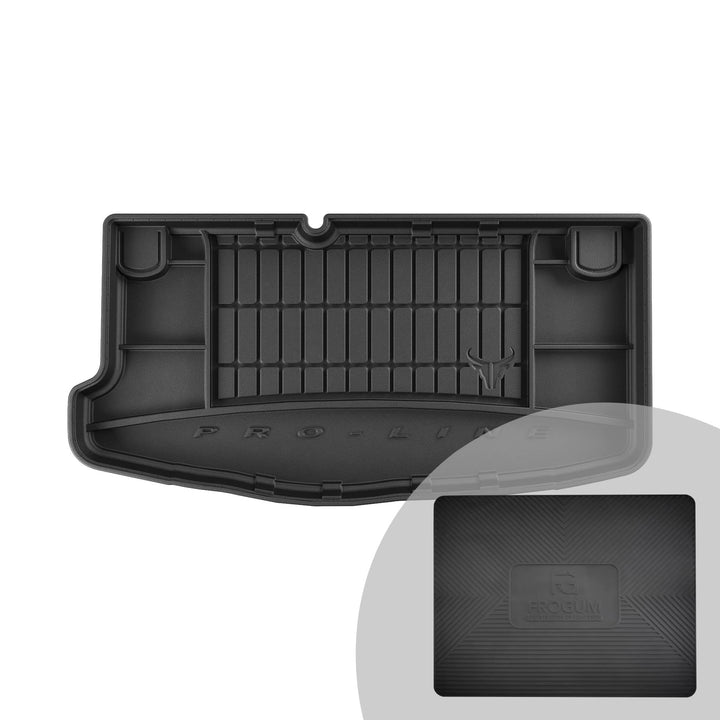 FROGUM ProLine 3D Gummimatte Exklusive Auto Kofferraummatte Kofferraumwanne für Hyundai i10 I 2007-2