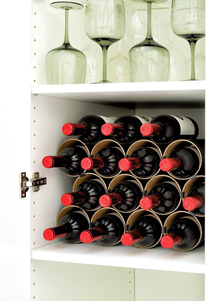 corpus delicti :: Weinheim - Flaschenregal - Weinregal aus Hartpapier - Basisversion für bis zu 19 F