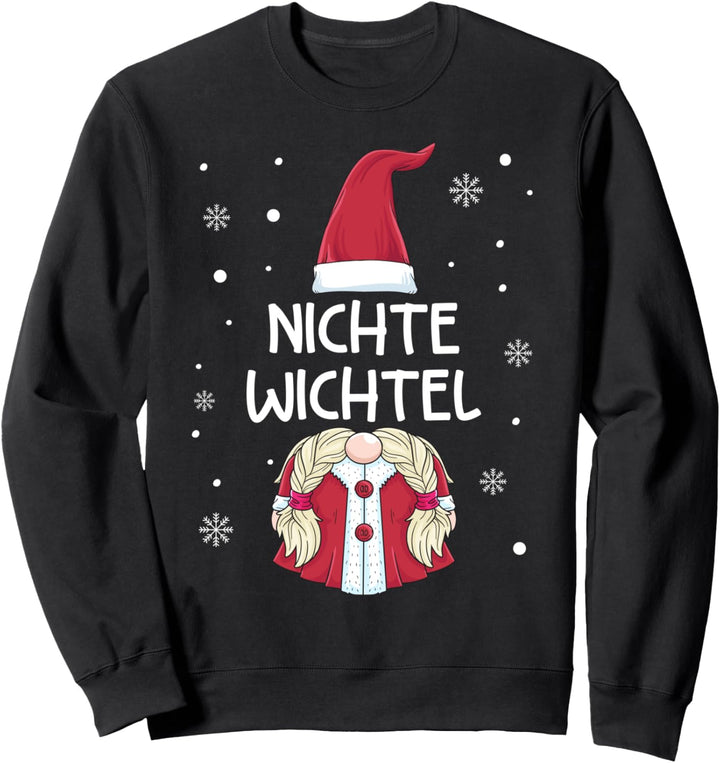 Nichte Wichtel Partnerlook Familien Outfit Weihnachten Sweatshirt