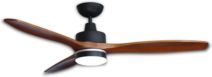 Pepeo – Notos Deckenventilator mit LED Beleuchtung | Sehr leiser Deckenventilator mit Fernbedienung