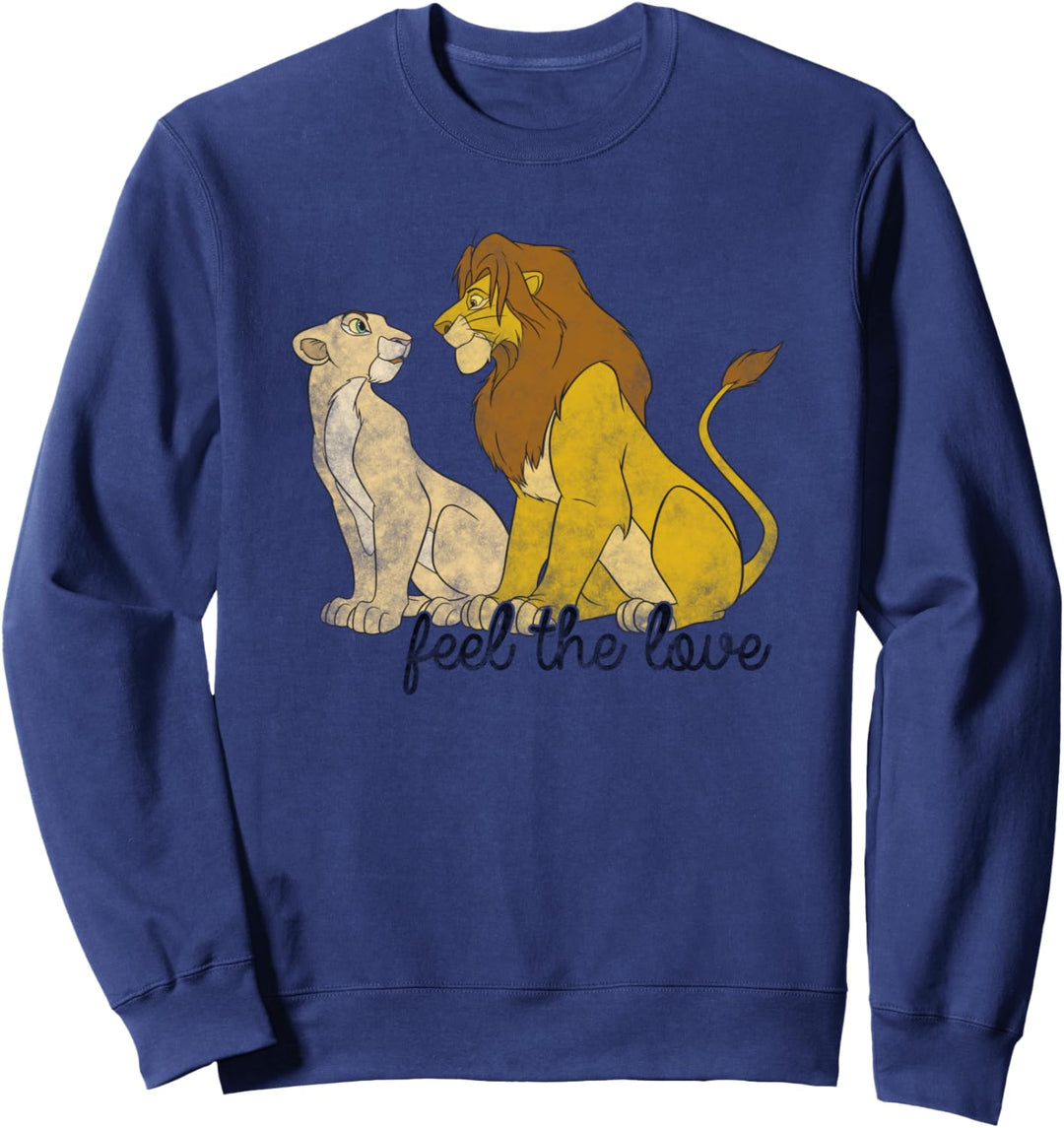 Disney Lion King Simba Nala Feel The Love Sweatshirt