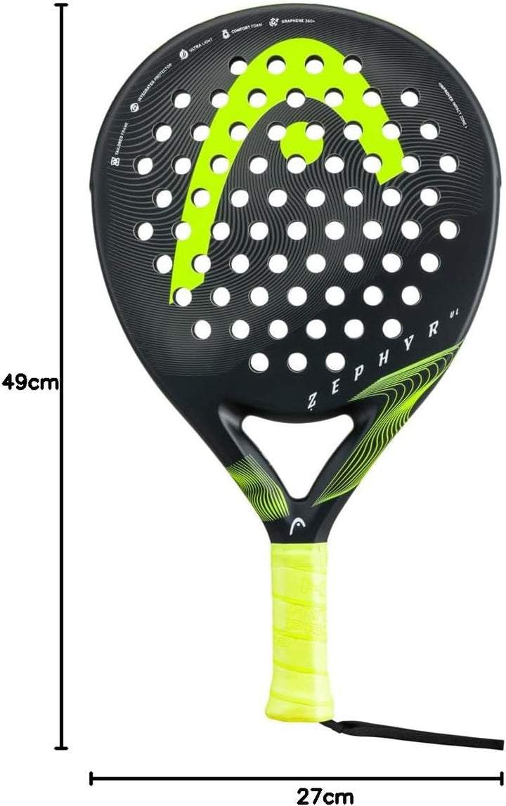 HEAD Zephyr UL 2023_bk_ye Black/Yellow Einheitsgrösse, Black/Yellow Einheitsgrösse