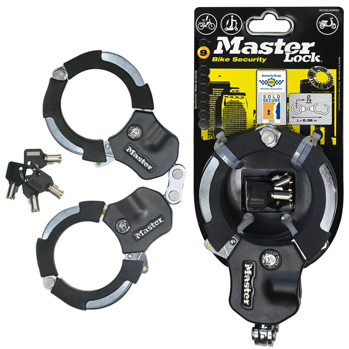 Master Lock zertifiziert und patentierte E Scooter Schloss, Handschellenschloss, Fahrradschloss, 36
