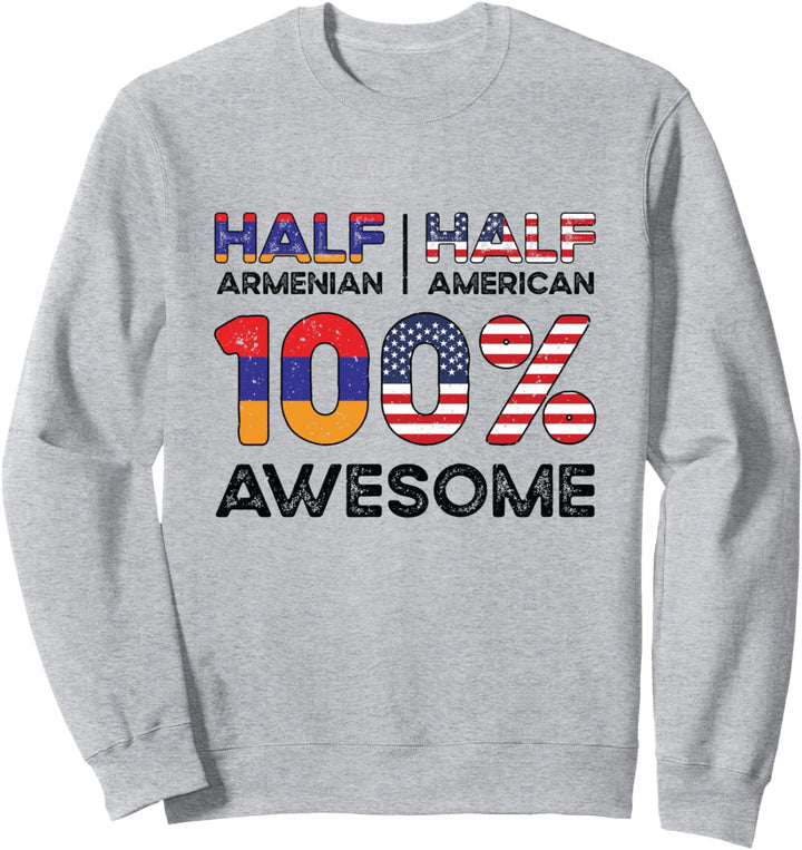Armenische amerikanische Patrioten, USA, gewachsen, Armenien, US-Flagge Sweatshirt