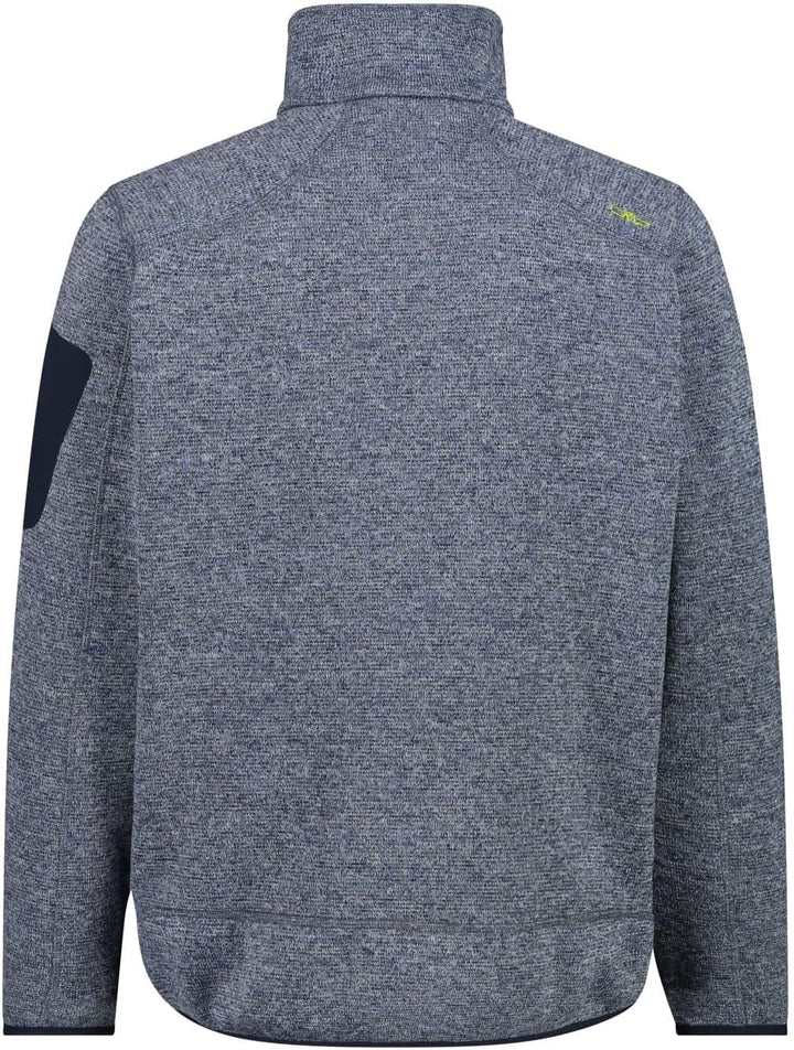 CMP Herren Jacke Fleece, 3H57557 46 Schwarz Blau, 46 Schwarz Blau