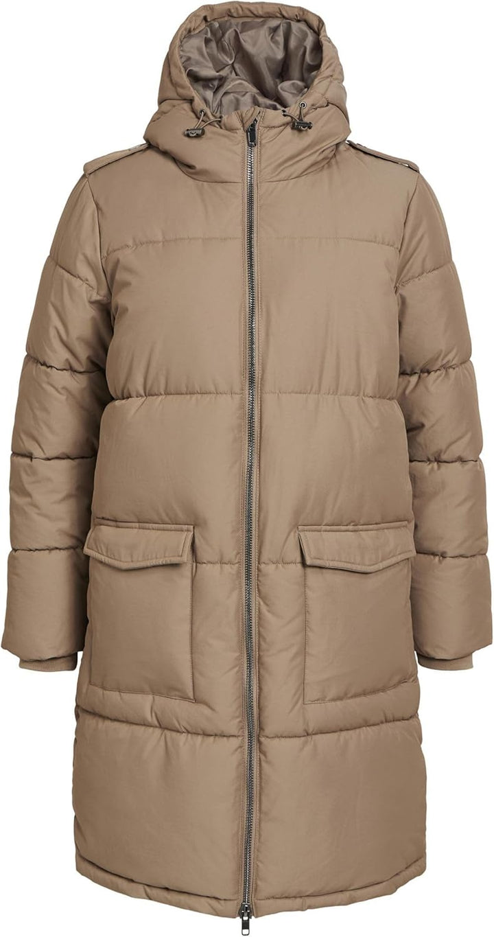 Object Damen Objzhanna L/S Long Jacket Noos Jacke S Fossil, S Fossil