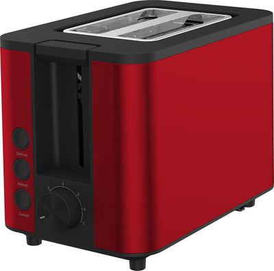 GRUNDIG TA8340 Toaster, 950 W, Rot Style 2024, Style 2024