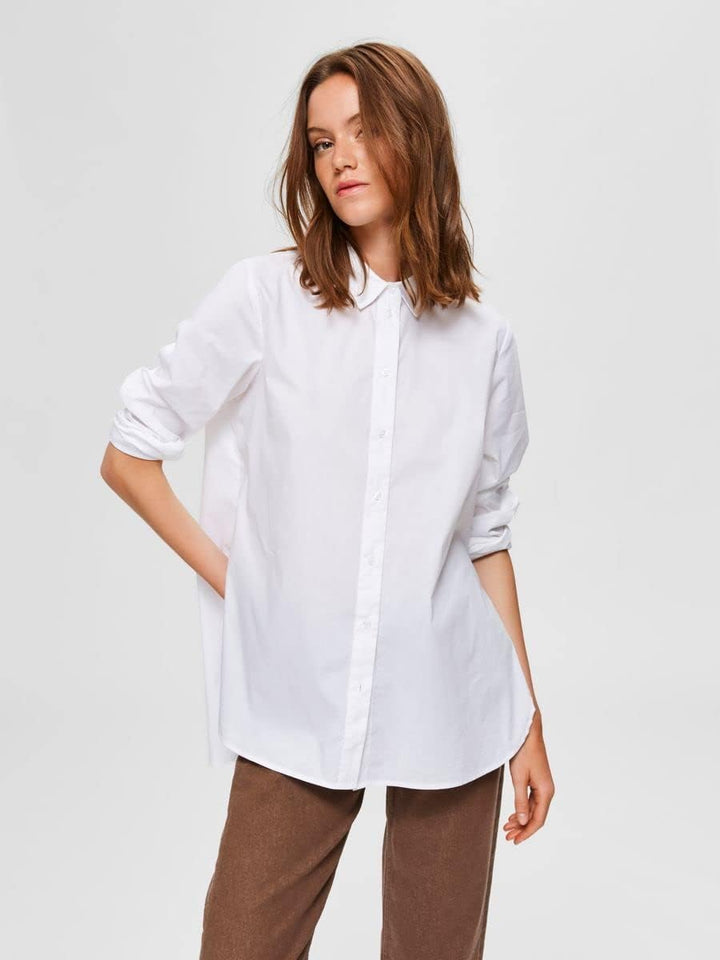SELECTED FEMME Female Hemd Reissverschluss 36 Bright White, 36 Bright White