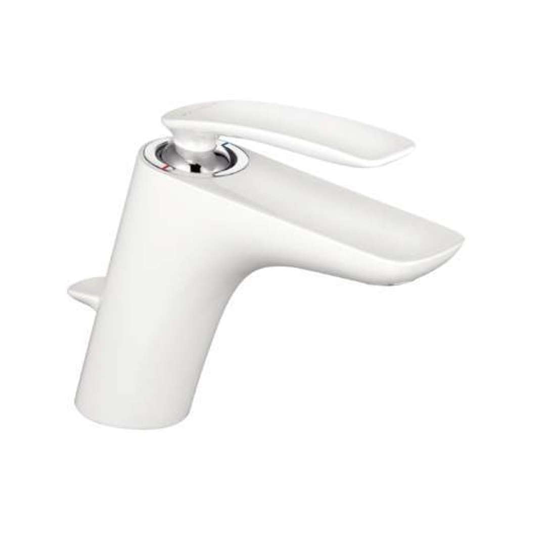 Kludi 520239175 Balance White Waschtisch- Einhandmischer DN 10,Weiss/Chrom
