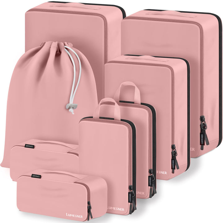 Koffer Organizer Set 8-teilig, Packtaschen für Koffer, Packing Cubes Set für Reise,Packtaschen mit K