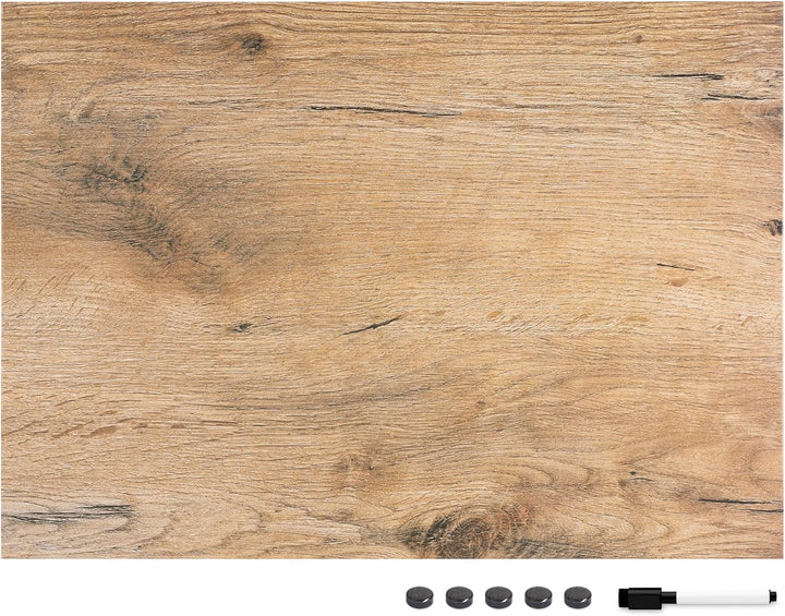 Navaris Magnettafel Magnetpinnwand Memoboard zum Beschriften - 90x60 cm Notiztafel div. Designs - Ta