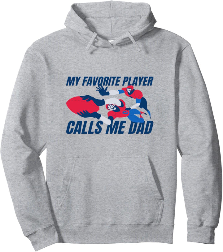 Mein Lieblingsrugbyspieler nennt mich Papa Pullover Hoodie