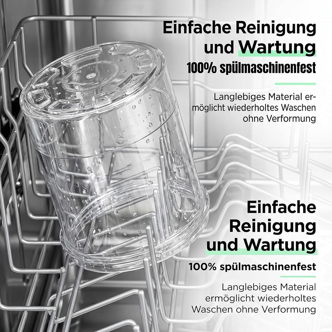 Behälter für Creami Deluxe mit Deckel 680ml Creami Becher für NC501 NC500 - BPA-frei und Spülmaschin