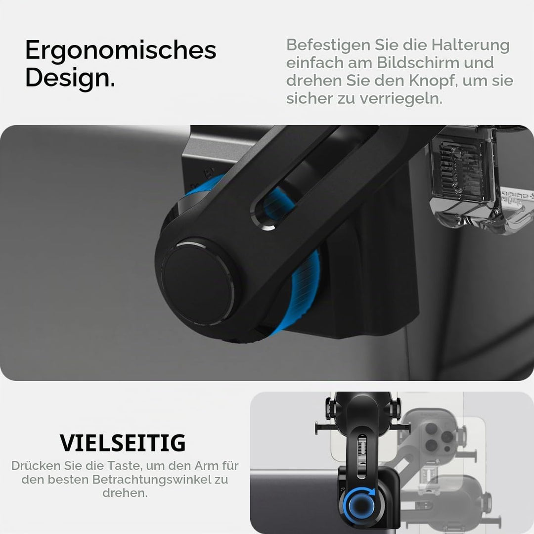 Spigen Tesla Model Y(~Juniper 2026)/3(~Highland 2026)/S/X Universal Handyhalterung【Montage ohne Kleb