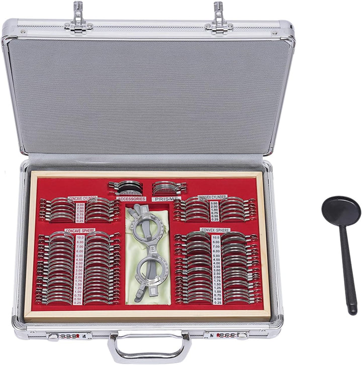 Trial Lens Testlinsen Set Kunststoffrand Optometrie Kit Mit Messbrille Testrahmen Optische Linse Fel