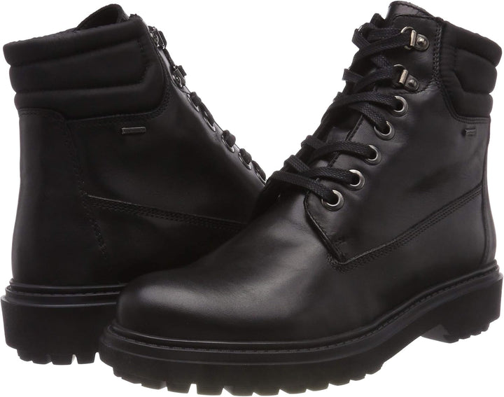 Geox Mädchen D Asheely Np ABX C Stiefeletten 37 EU Schwarz, 37 EU Schwarz
