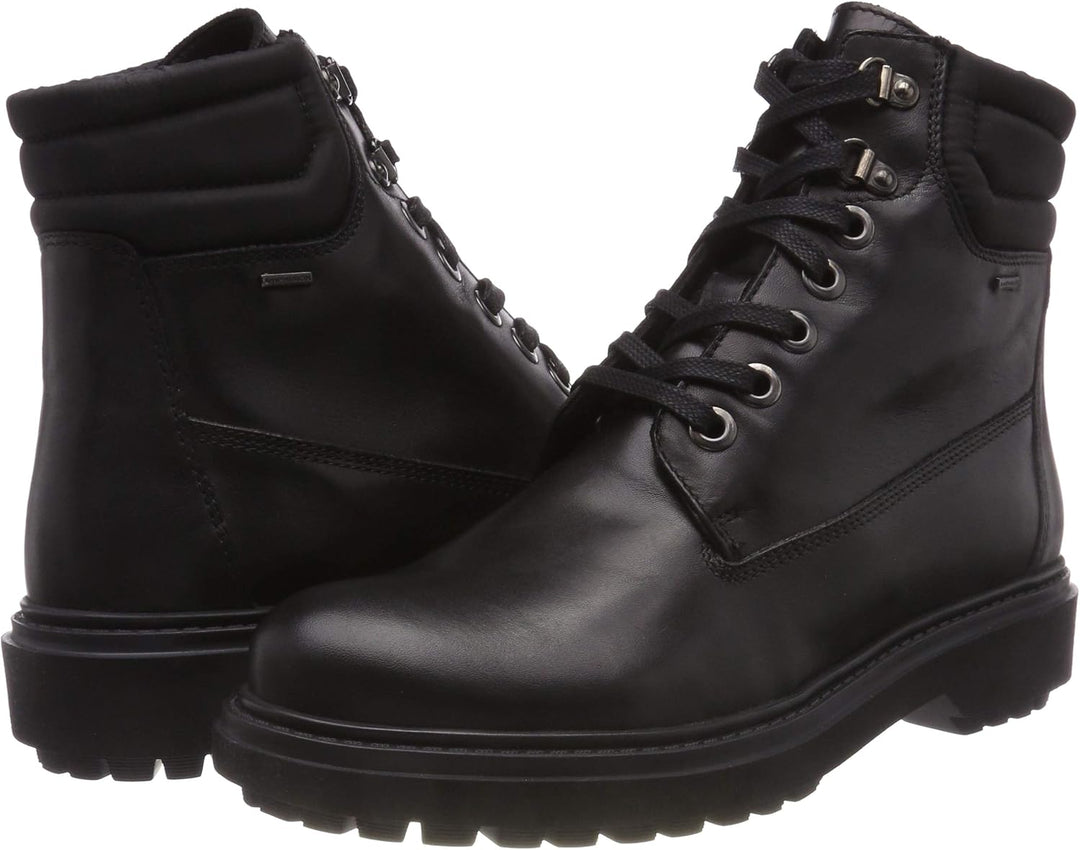 Geox Mädchen D Asheely Np ABX C Stiefeletten 36 EU Schwarz, 36 EU Schwarz