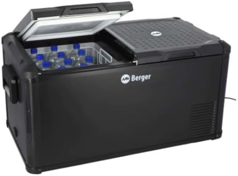 BERGER Tragbare Kompressor Kühlbox MCX | Elektrische Kühlbox ideal für Camping mit Elektronischer An