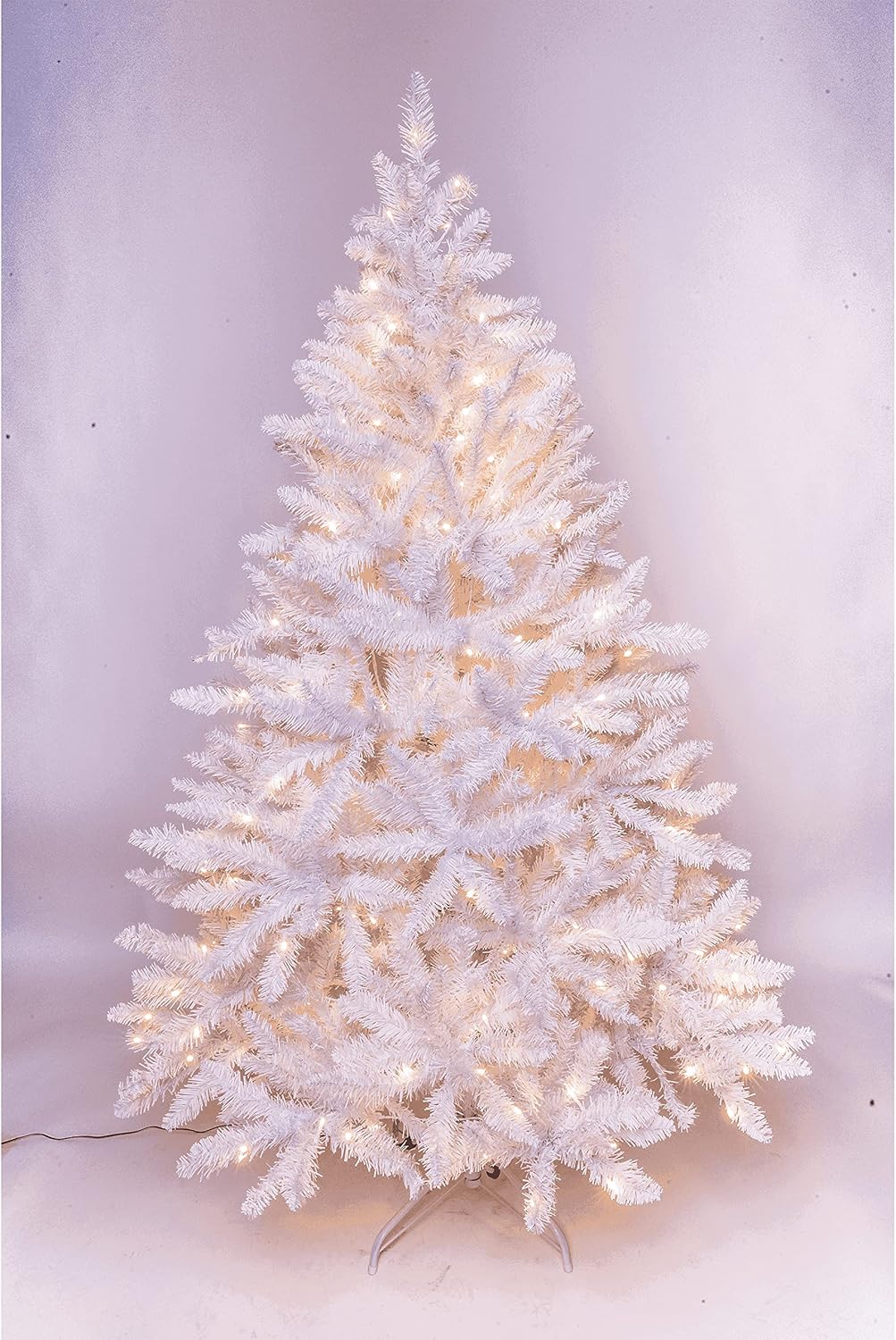 SOLAGUA NAVIDAD Künstlicher Weihnachtsbaum mit extra gefüllten Lamettablättern, 150–300cm Tanne mit