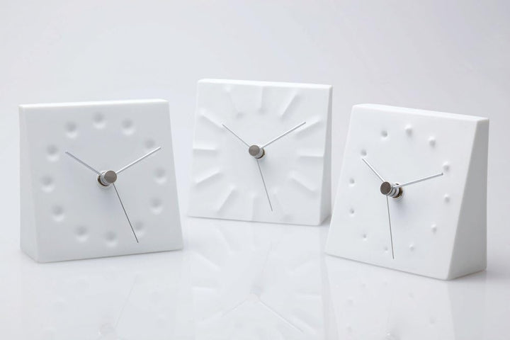 Lemnos KC10-13 Clock, Tension, Porzellan Design Tension, Design Tension