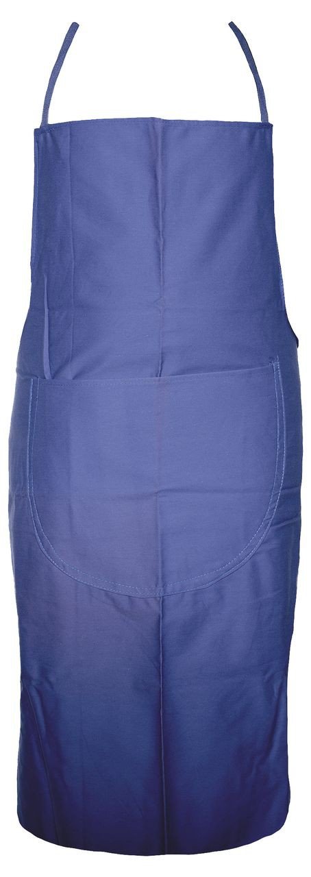 Jah AP-133 Arbeitsschürze 10 Stück Baumwolle extra schwere Qualität blau