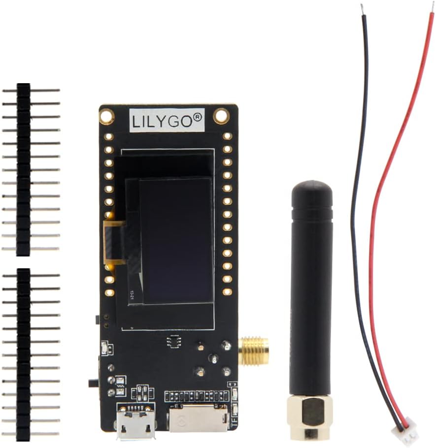 LILYGO TTGO Lora 868Mhz OLED 0.96 Zoll SD Karte ESP32 Entwicklungsboard Paxcounter Modul SMA Meterin