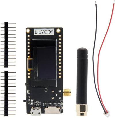 LILYGO TTGO Lora OLED 0,96 Zoll SD-Karte WiFi BLE Entwicklungsplatine ESP-32 Paxcounter Modul SMA Me