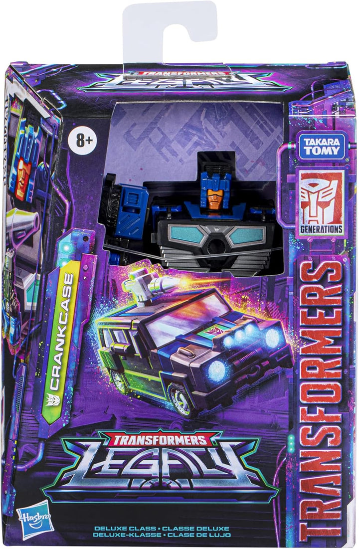 Transformers Spielzeug Generations Legacy 14 cm grosse Deluxe Crankcase Action-Figur, ab 8 Jahren