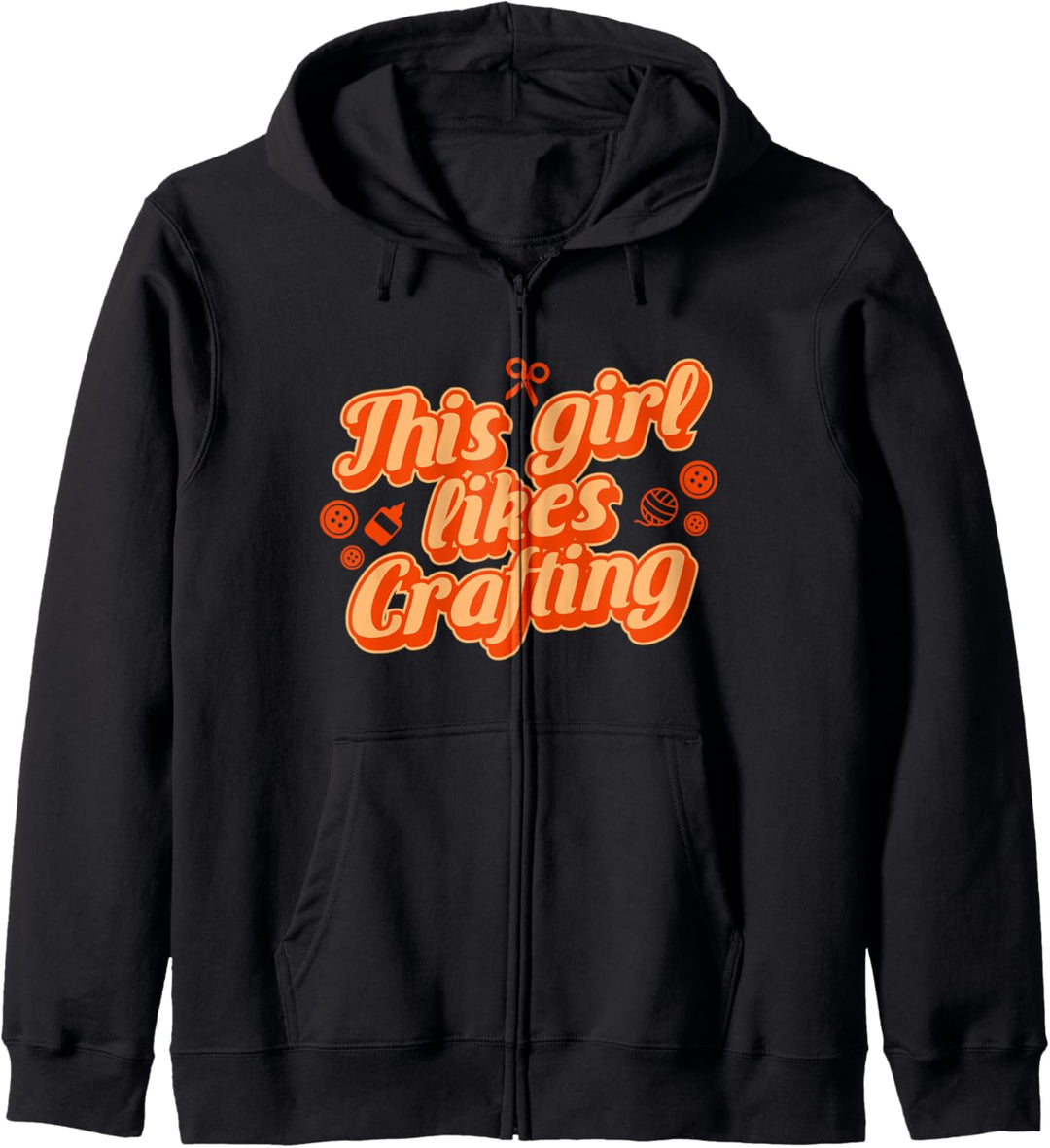 Mädchen mag Basteln Hobby Bastler Designer Kapuzenjacke