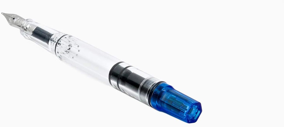 TWSBI ECO Kolbenfüllhalter Transparent Blau
