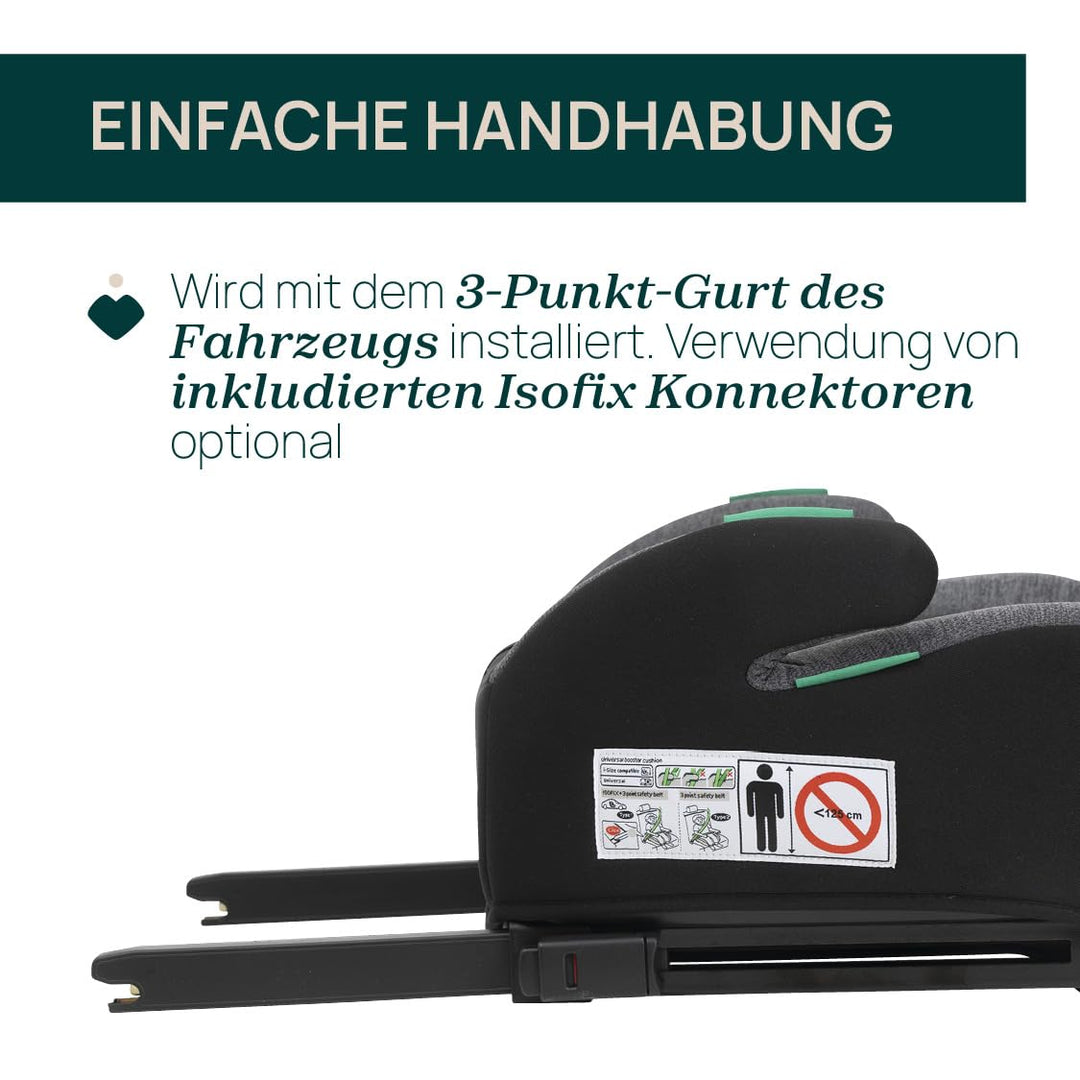 Chicco Quasar Fix i-Size, Kinderautositz 7-12 Jahre (126-150 cm), Gewicht 23-36 kg, Gruppe 3, einfac