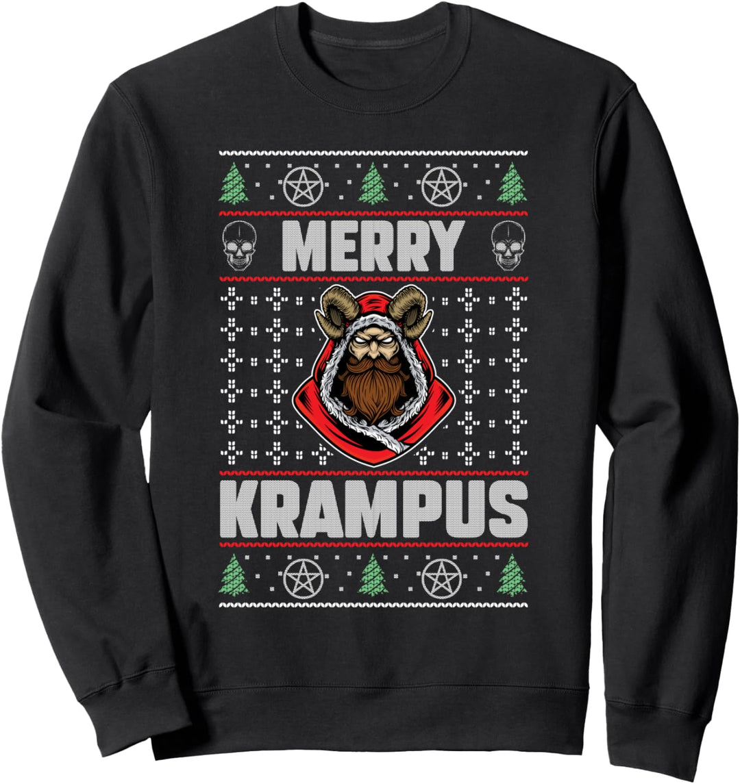 Frohe Krampus-Weihnachten, Teufelsanbetung, Weihnachten, Satanischer Kult Sweatshirt