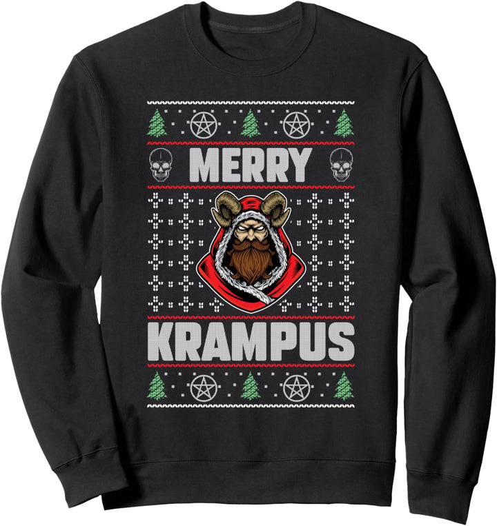 Frohe Krampus-Weihnachten, Teufelsanbetung, Weihnachten, Satanischer Kult Sweatshirt