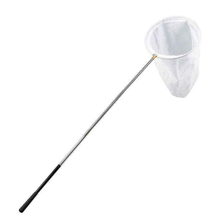 RESTCLOUD Professionelles Insekten- und Schmetterlingsnetz mit 35,6 cm Ring, 66 m Netztiefe, 150 cm
