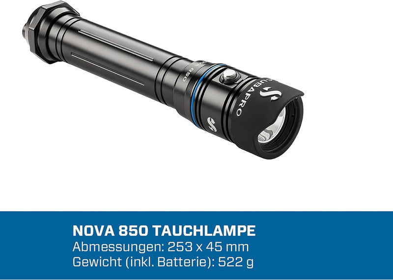 Scubapro Nova 850 Tauchleuchte, Nova 850