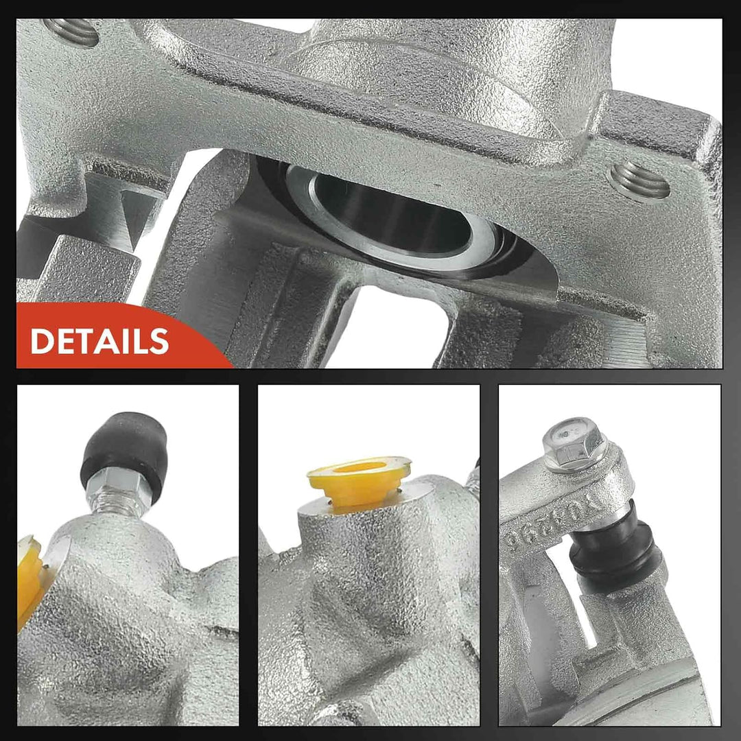 Frankberg 2x Bremssattel Bremszange Vorne Links Rechts Kompatibel mit Fortwo Cabrio 451 2008-2014 Fo