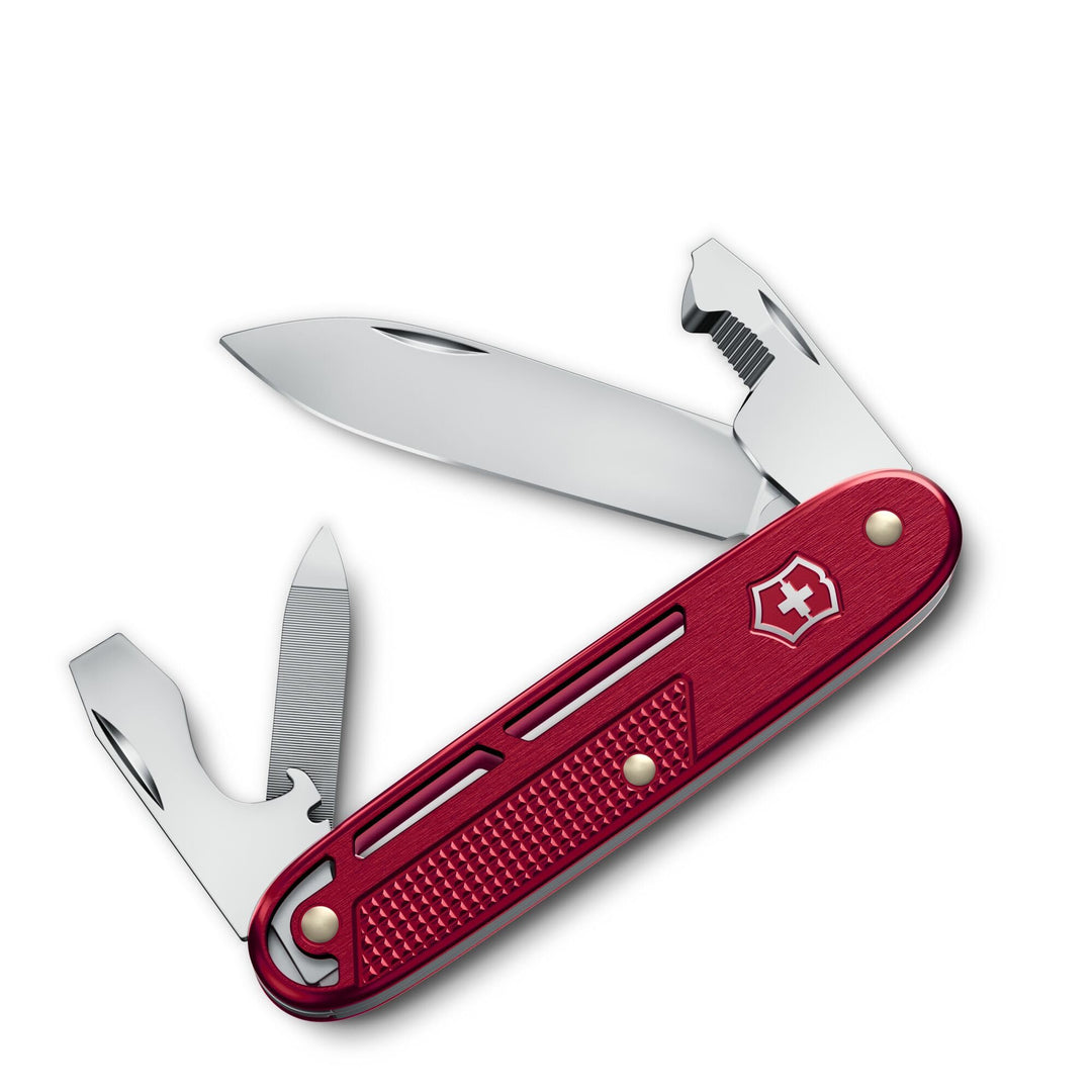 Victorinox Taschenmesser Synergy Alox, Multitool, 9 Funktionen, Inkl. Klinge, Paketöffner, Schrauben