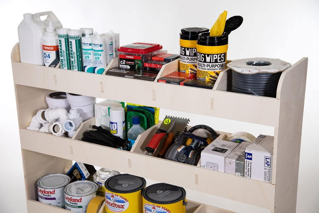 Vanify - Kompatibel mit Ford Transit Custom L2 2012+ Fahrzeugeinrichtung Fahrzeugregale, Fahrerseite