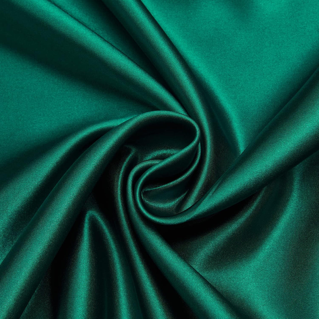 Boqingzhu Satin Bettwäsche 135x200cm Grün Dunkelgrün Uni Einfarbig Glatt Glänzend Luxus Seide Bettwä