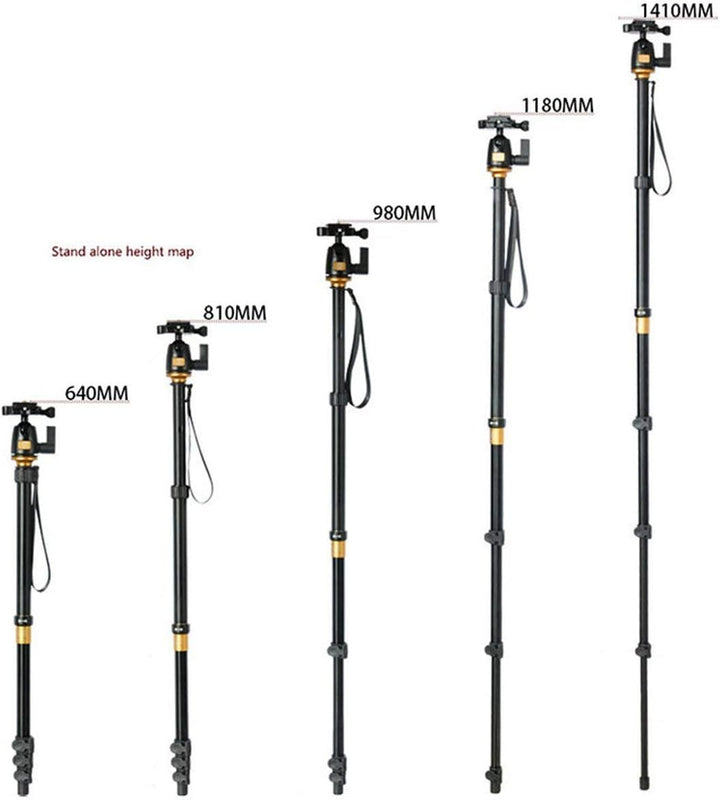 AFAITH Professional Stativ Tragbare Magnesium-Aluminiumlegierung Stativ Monopod &amp; Kugelkopf für SLR-