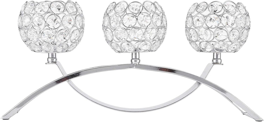 Kristallkerzenhalter Europäischer Kerzenständer Romantischer Candlelight Dinner Kerzenständer für Ho