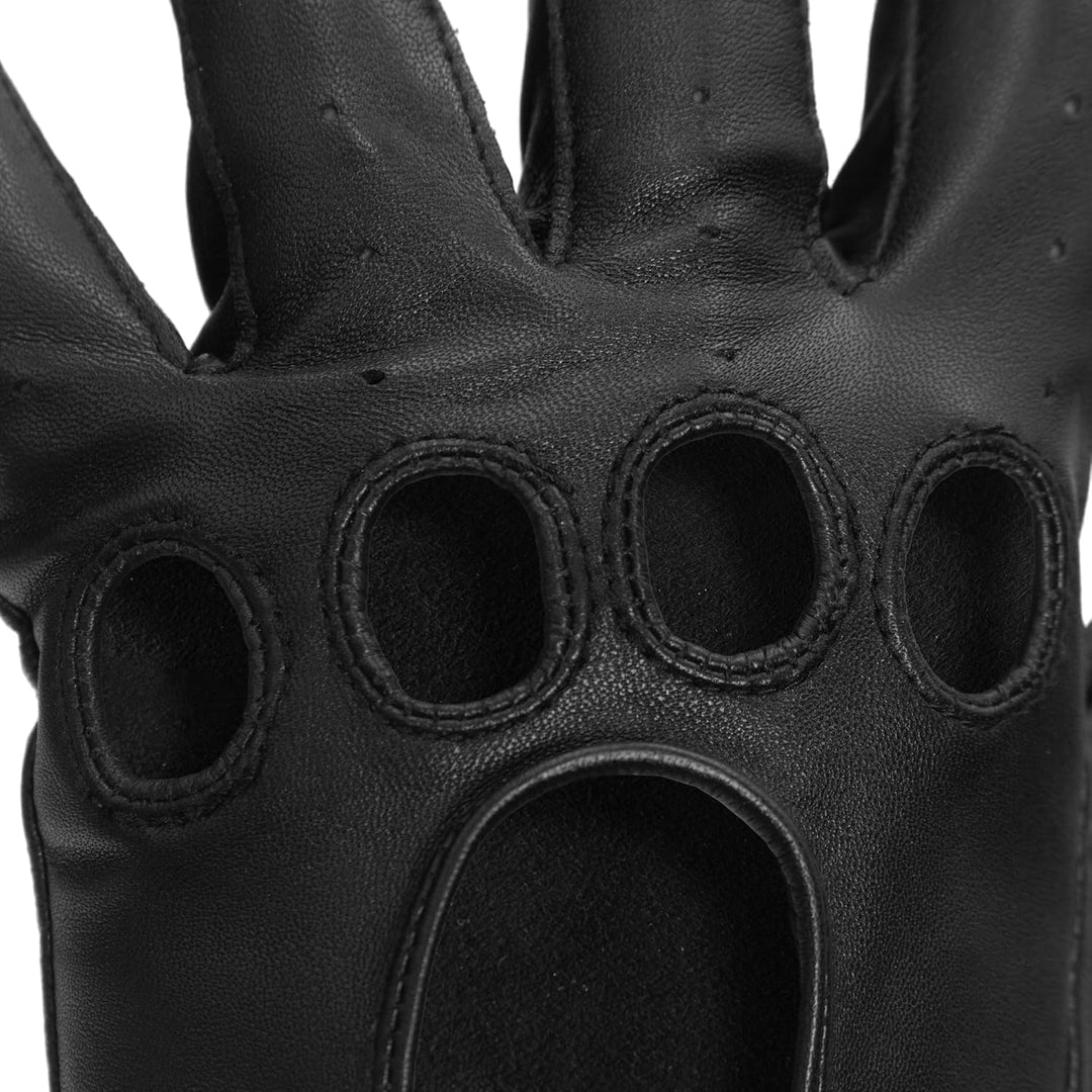 Pratt and Hart RS6738 Herren-Lederhandschuhe von Silverstone XXL Schwarz, XXL Schwarz
