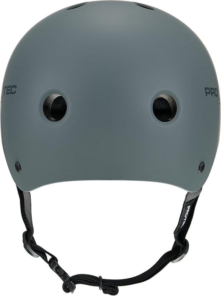 Pro tec Unisex Helmet Classic Certified PRT-PHE-908 S Matte Grey, S Matte Grey