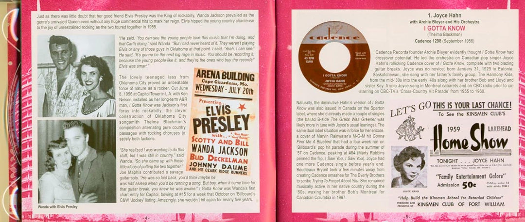 Wanda Jackson Connection, Audio-CD