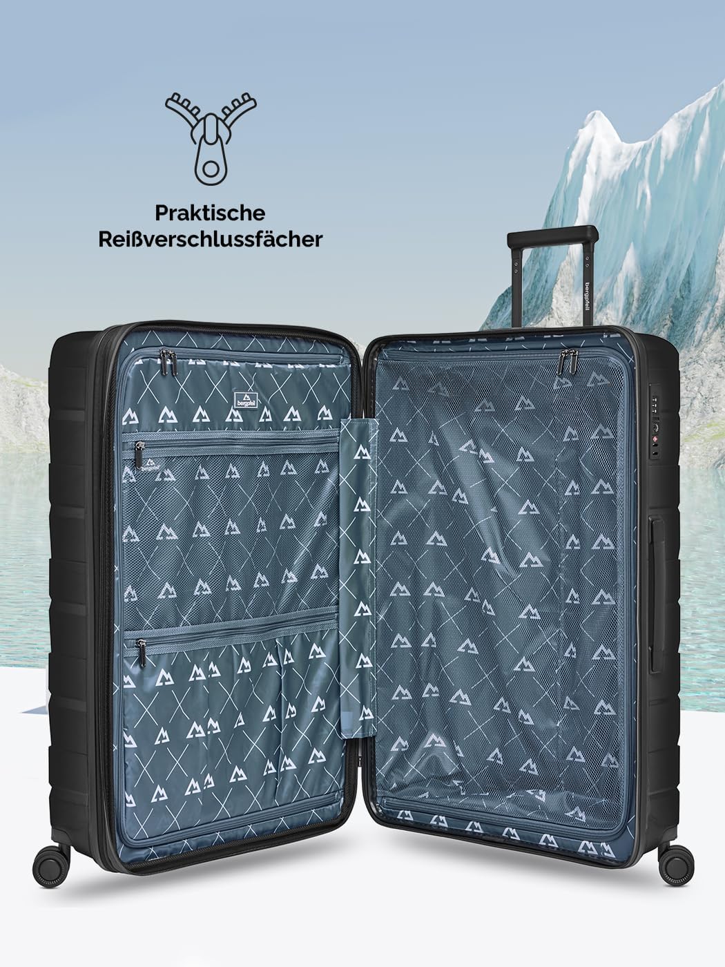 Hartschalenkoffer XL Reisekoffer leicht 77 cm | Large Trolley Unisex Polypropylen nur 4,4 kg langleb