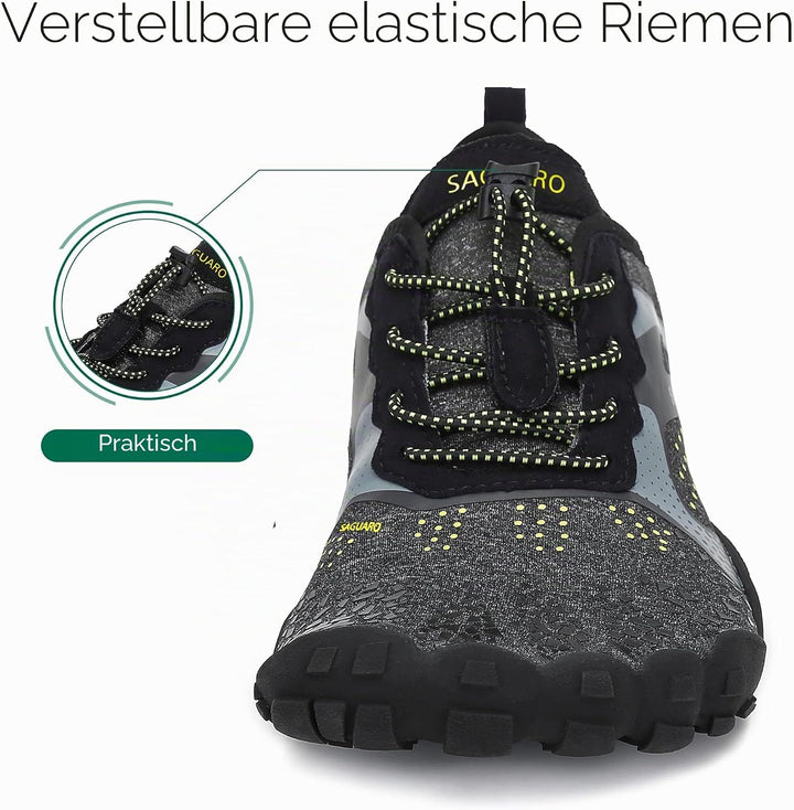 SAGUARO Herren Barfussschuhe Leicht Damen Traillaufschuhe rutschfeste Minimalistische Unisex Atmungs