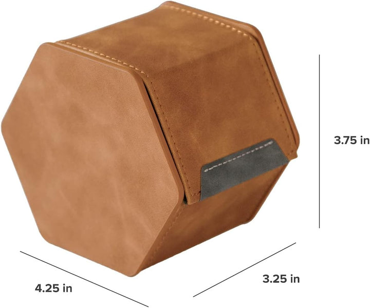 CASE ELEGANCE Schutzhülle für Uhrenrollen mit 1 Fach – Premium-Uhren-Organizer mit veganem Leder – v