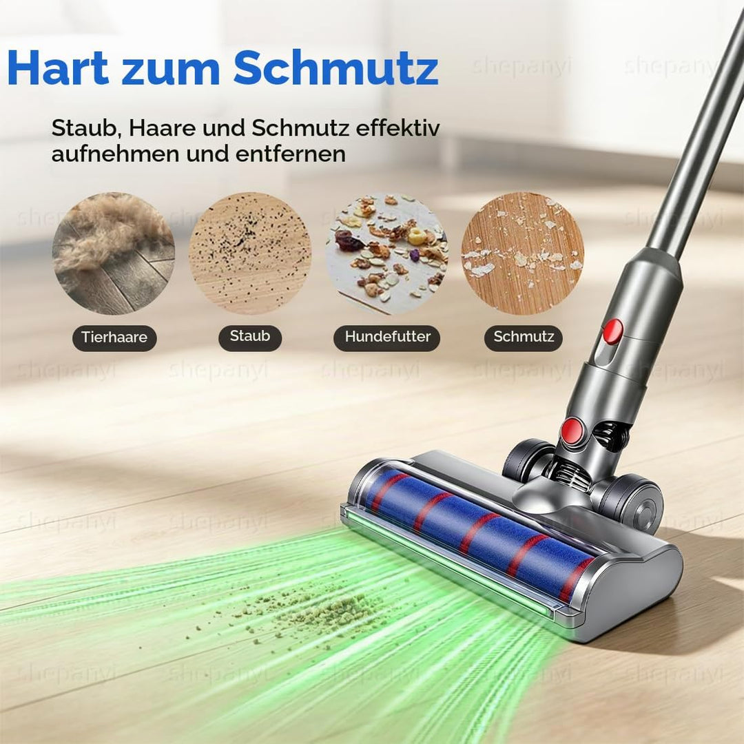 LED Bürste Bodendüse kompatibel für Dyson V12 Detect Slim, Ersatzbürste Bürsten Zubehör, Soft-Roller